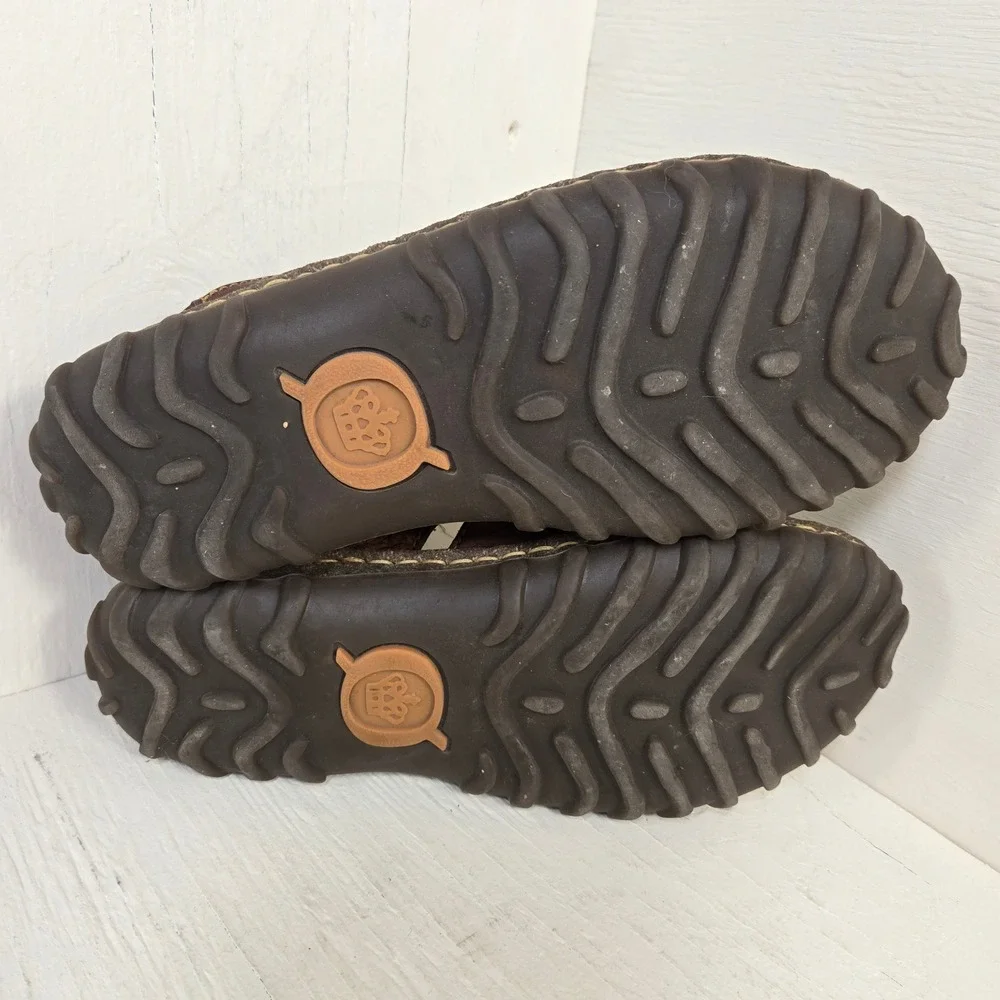Born Leather Fisherman Sandals Dark Brown Buckle Strap Mens 6 Womens 7.5 W61432